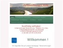 Tablet Screenshot of ferienwohnungmehn.de